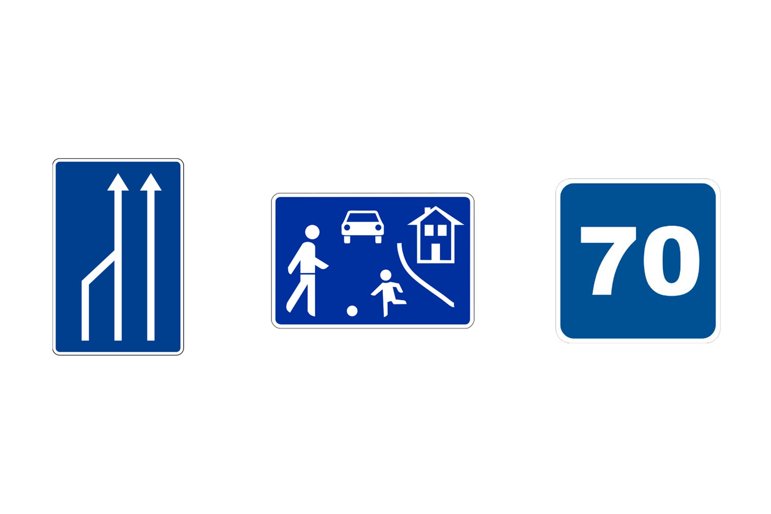 señales de trafico y su significado rectangulares