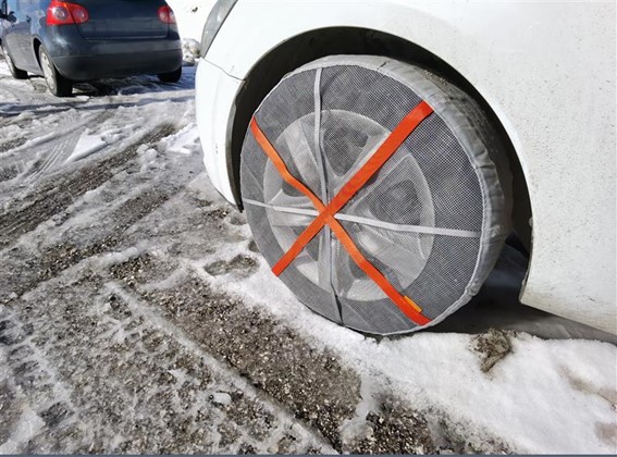 cadena de nieve tela